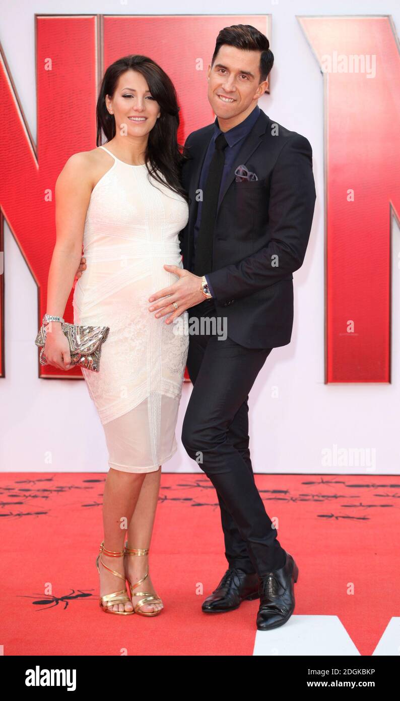 Russell kane and lindsey cole arriving for the ant man premiere hires