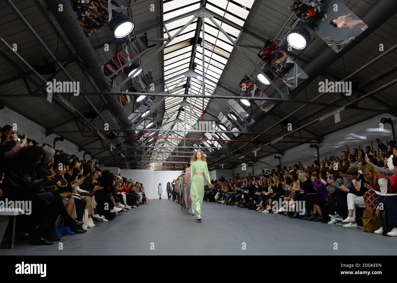 Model on the catwalk at the J. JS Lee Catwalk Show, the BFS Showspace ...