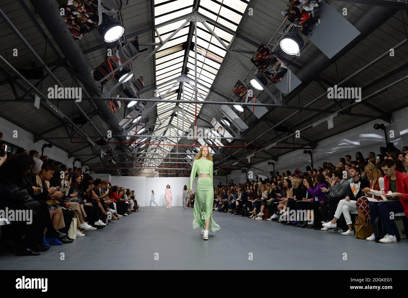 Model on the catwalk at the J. JS Lee Catwalk Show, the BFS Showspace ...