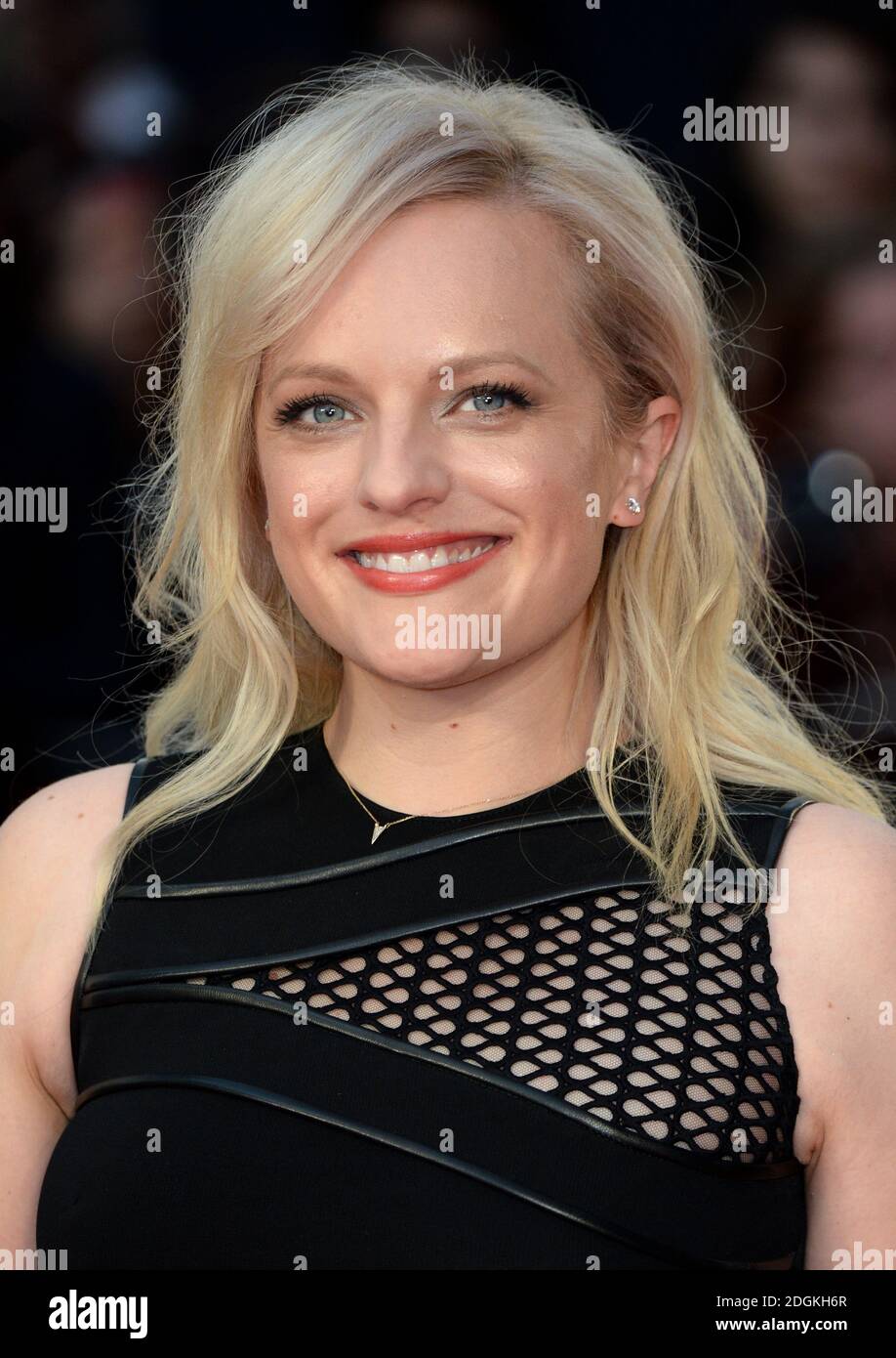 Elisabeth Moss arriving at the BFI London Film Festival Gala Premiere ...