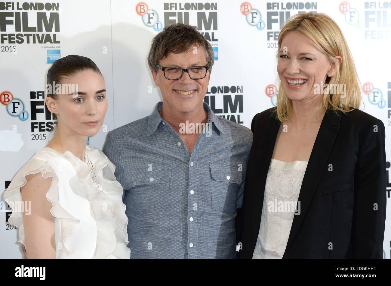Rooney Mara, Director Todd Haynes and Cate Blanchett at the BFI London ...