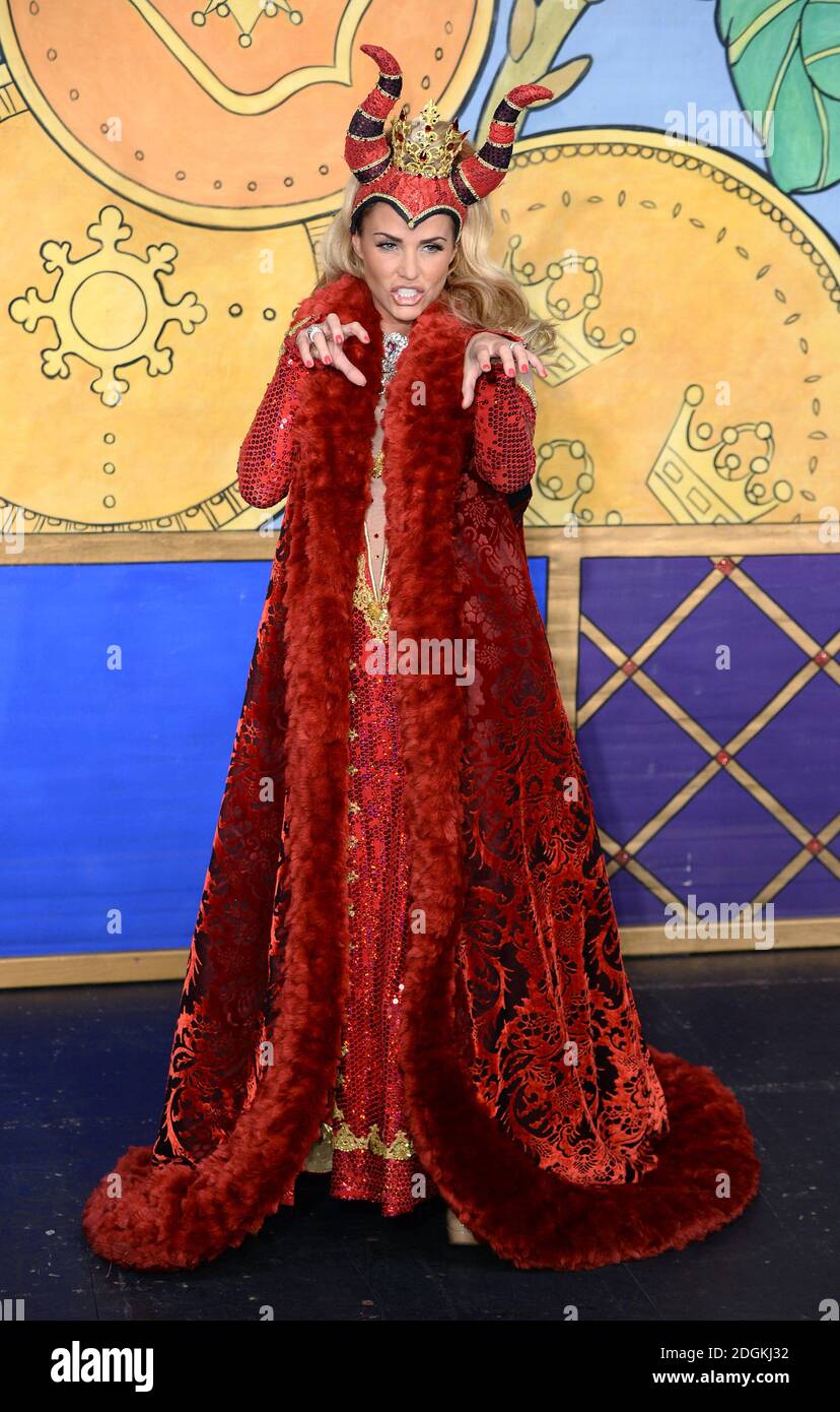 Katie Price stars as The Wicked Fairy in the Sleeping Beauty Pantomime