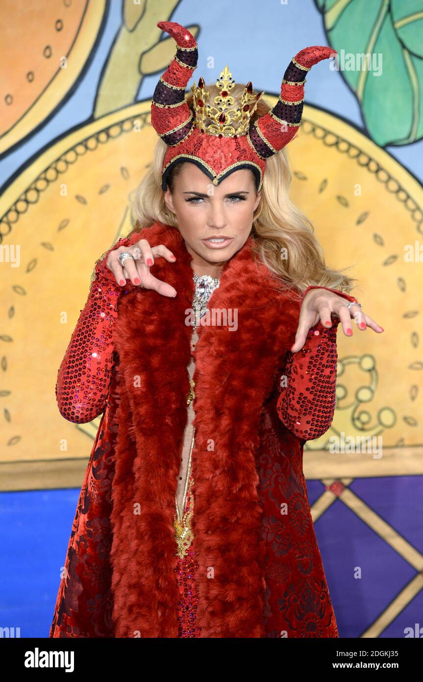 Katie Price stars as The Wicked Fairy in the Sleeping Beauty Pantomime