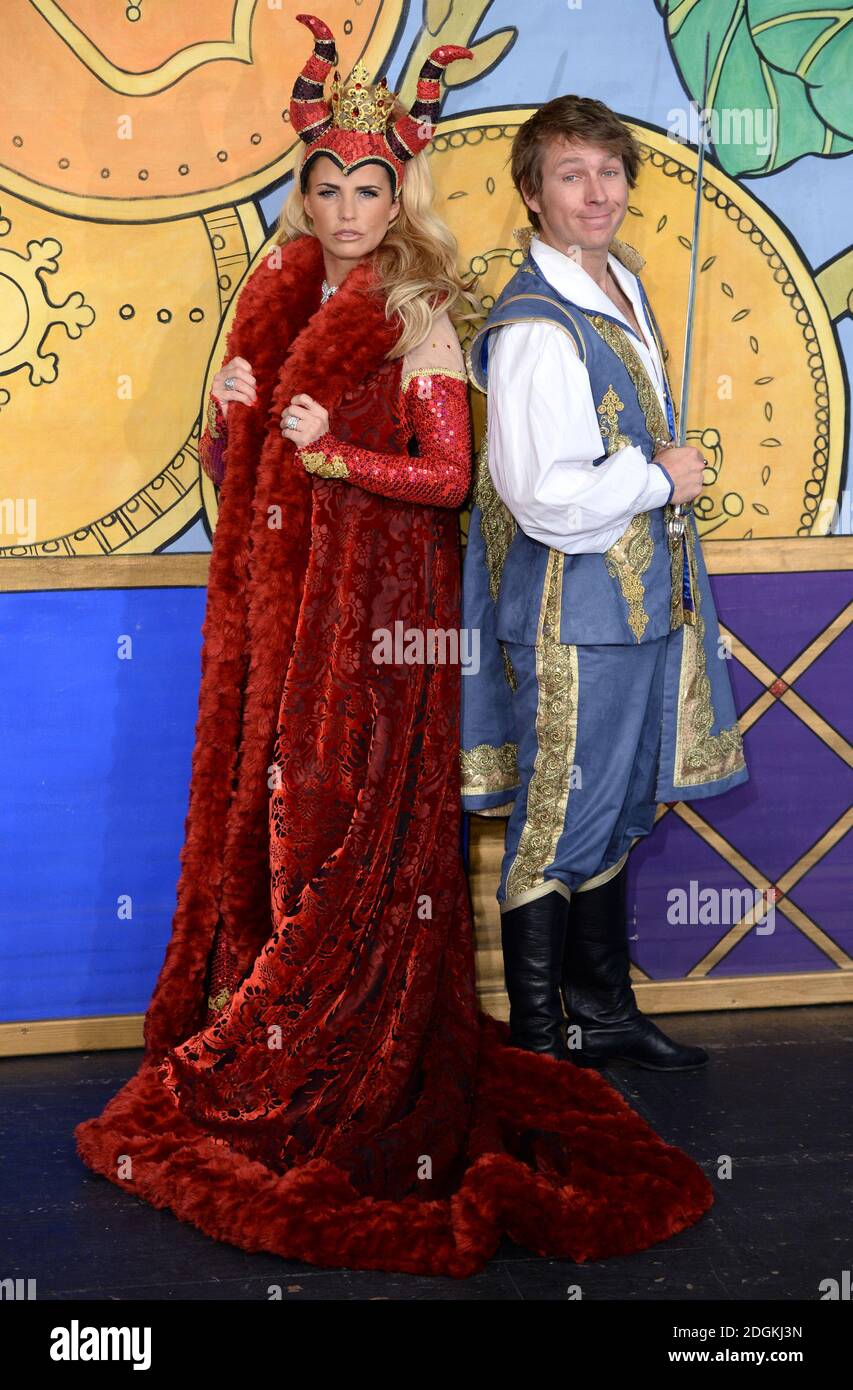 Katie Price stars as The Wicked Fairy with Ben Faulks in the Sleeping