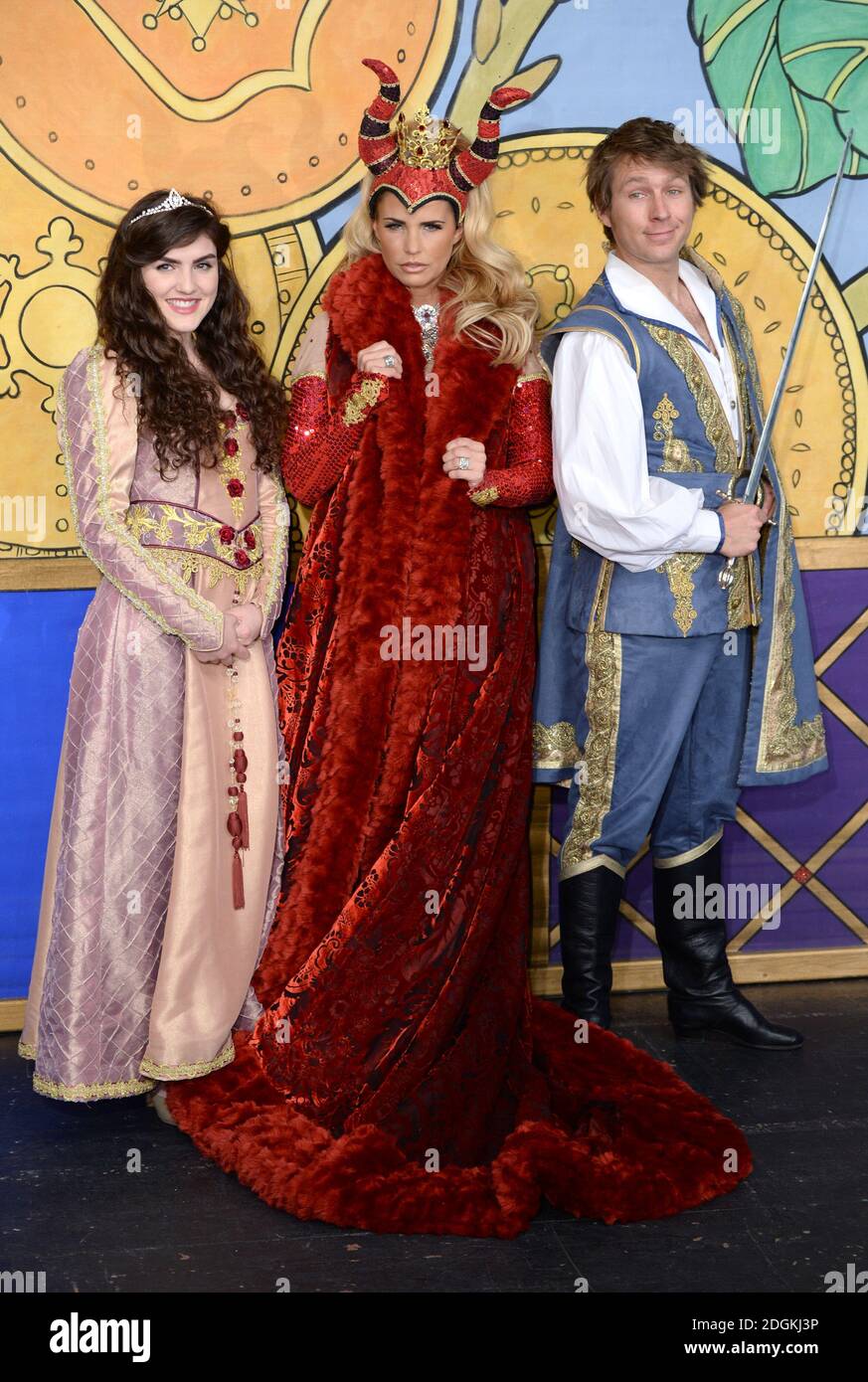 Katie Price stars as The Wicked Fairy with Carla Nella and Ben Faulks