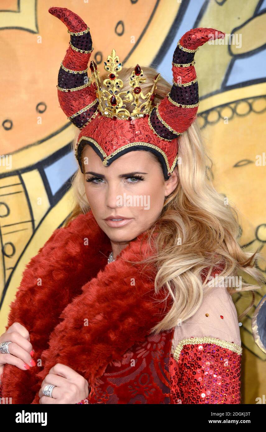 Katie Price stars as The Wicked Fairy in the Sleeping Beauty Pantomime