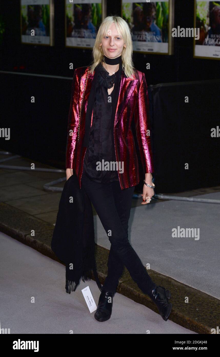 Lili Sumner arriving at A Bigger Splash Premiere presented by AnOther ...