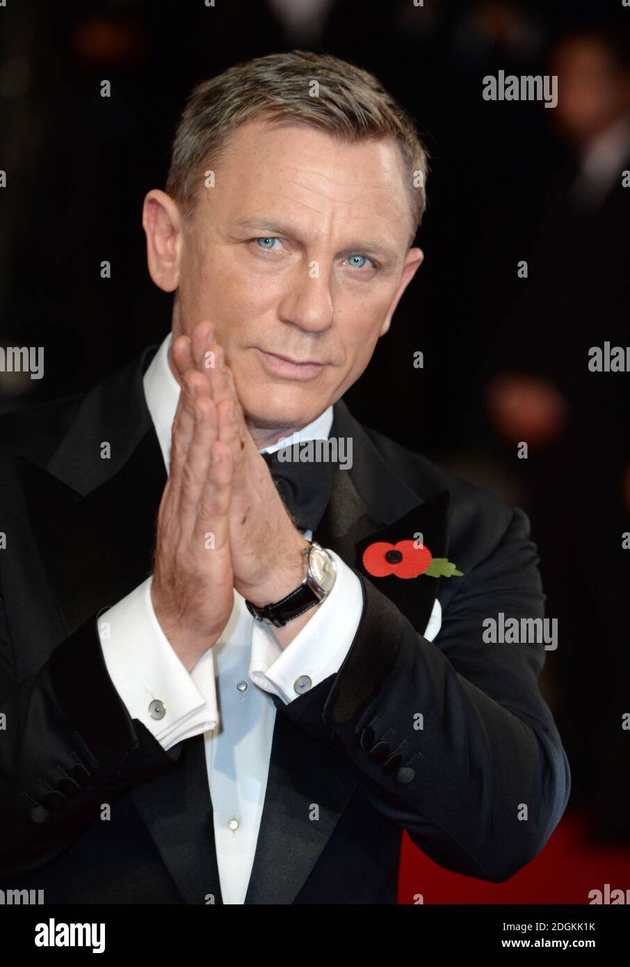 Daniel Craig attending the World Premiere of Spectre, held at the Royal ...