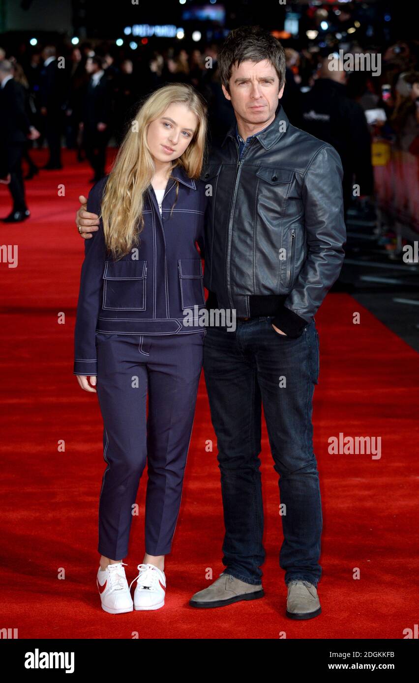 Noel Gallagher And Daughter Anais Gallagher Arriving At The Premiere Of