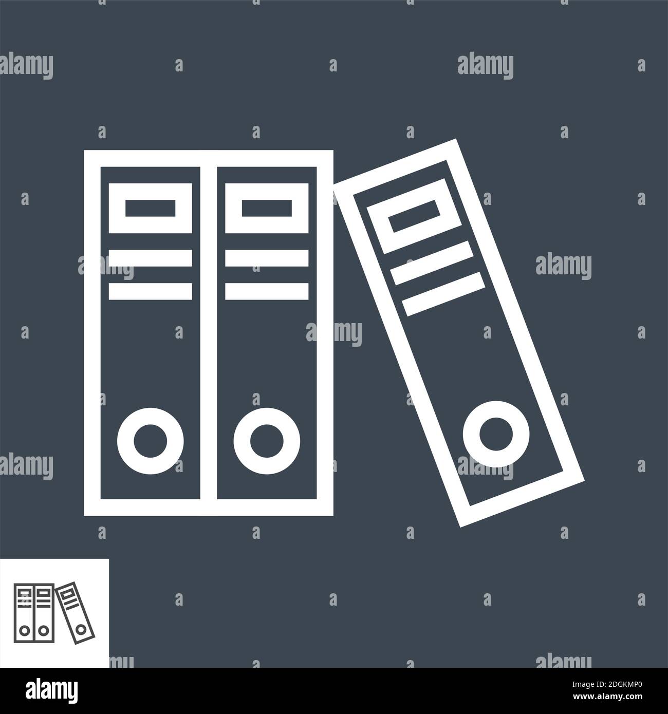 Vector black line folder hi-res stock photography and images - Alamy