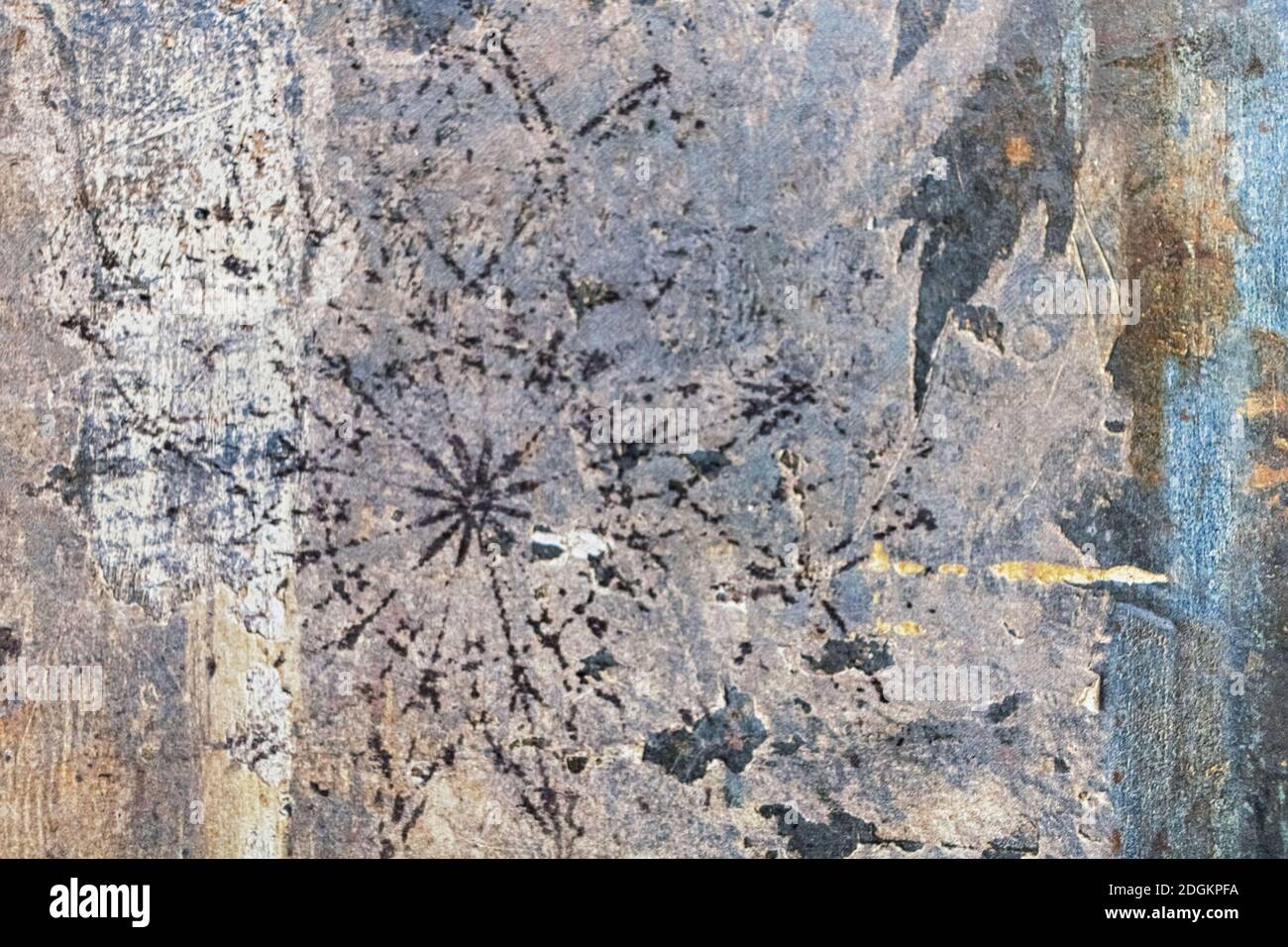 Concrete background with abstract textured pattern applied to the surface. Stock Photo