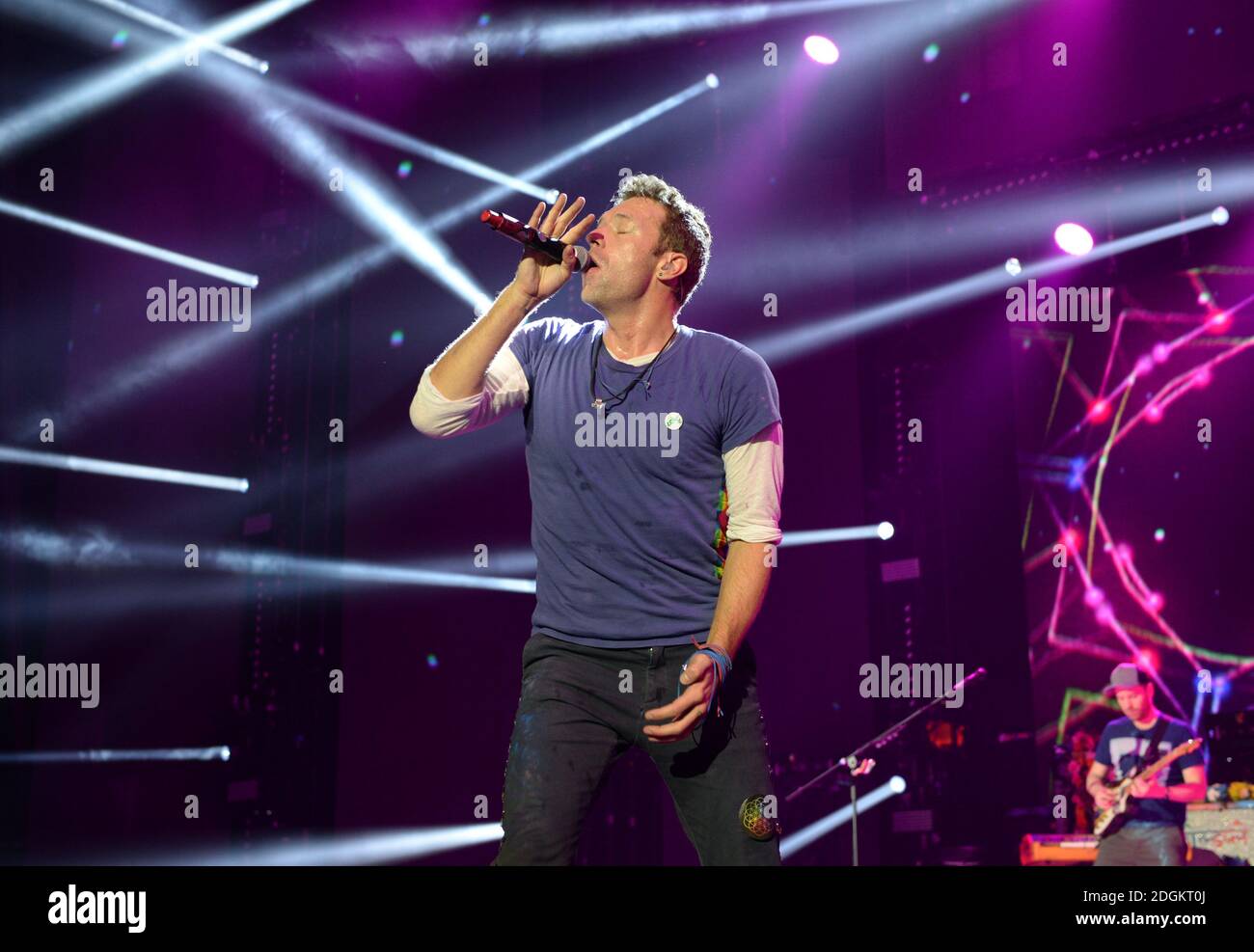 Chris Martin of Coldplay performs on stage during the Capital FM Jingle ...