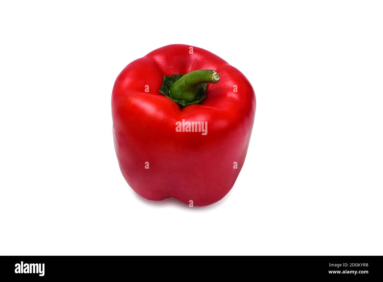 Red sweet pepper isolated on white background Stock Photo - Alamy