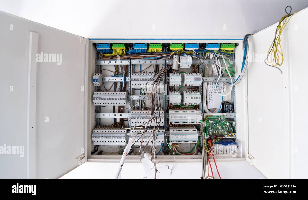 New automated system of electric power supply and distribution Stock