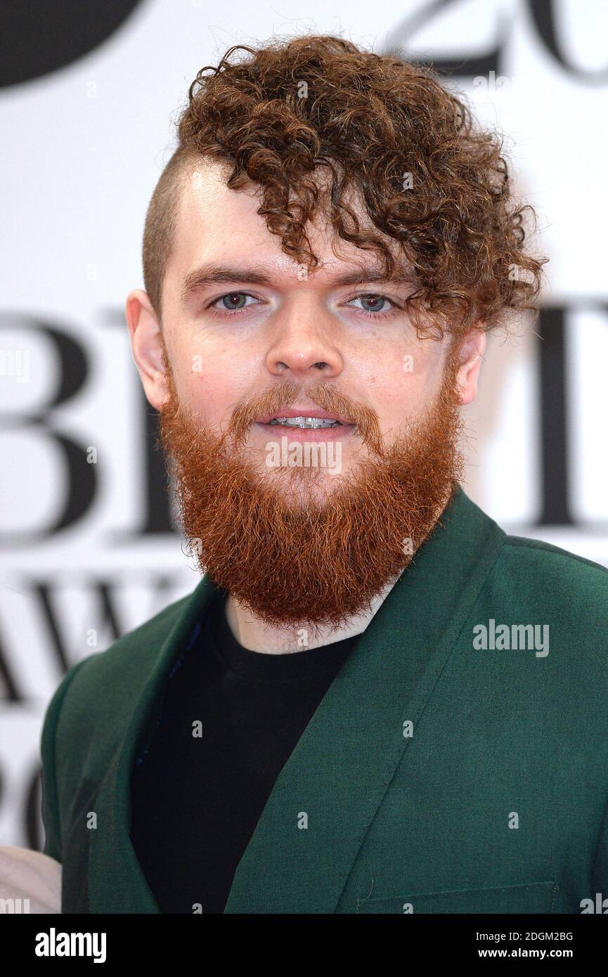 Jack Garratt arriving for the 2016 Brit Awards at the O2 Arena, London ...