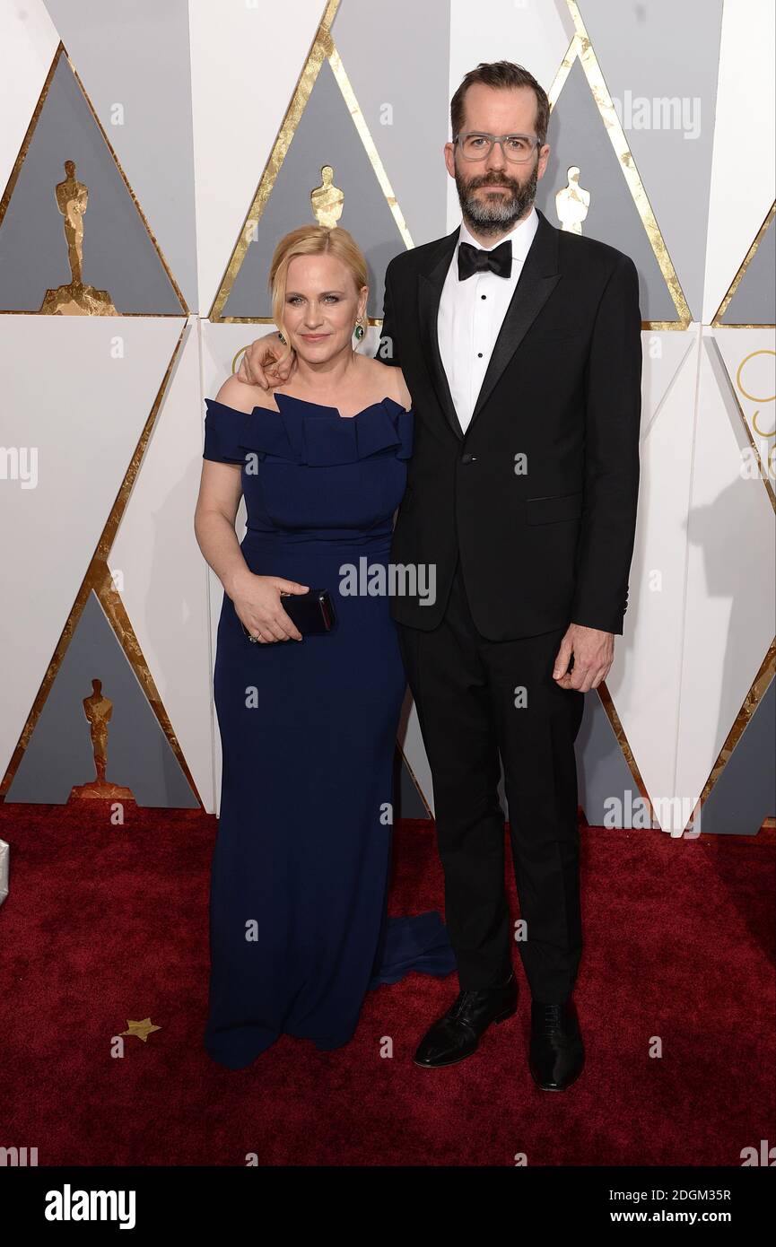 Patricia Arquette and Eric White  arriving at the 88th Academy Awards held at the Dolby Theatre in Hollywood, Los Angeles, CA, USA, February 28, 2016. Stock Photo
