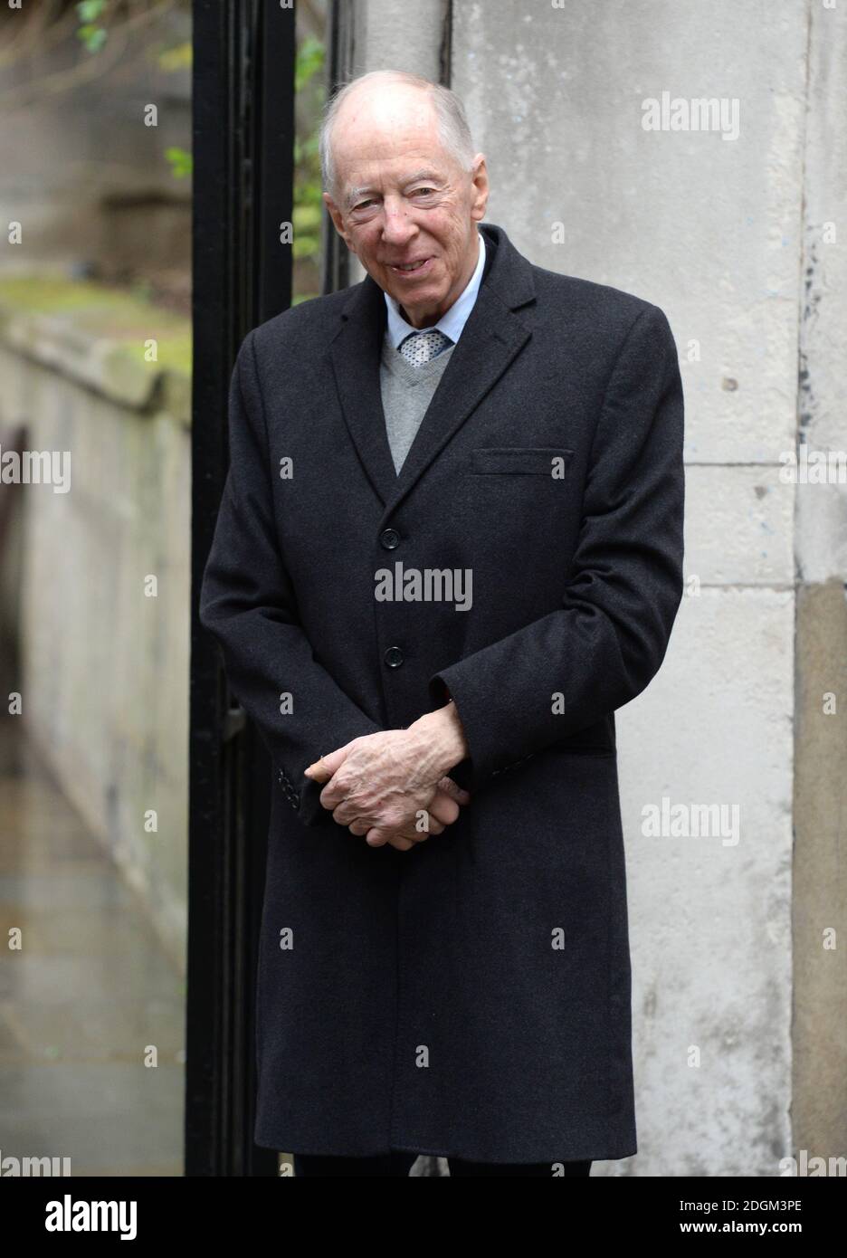 Lord Jacob Rothschild attending the Wedding Blessing of Rupert Murdoch