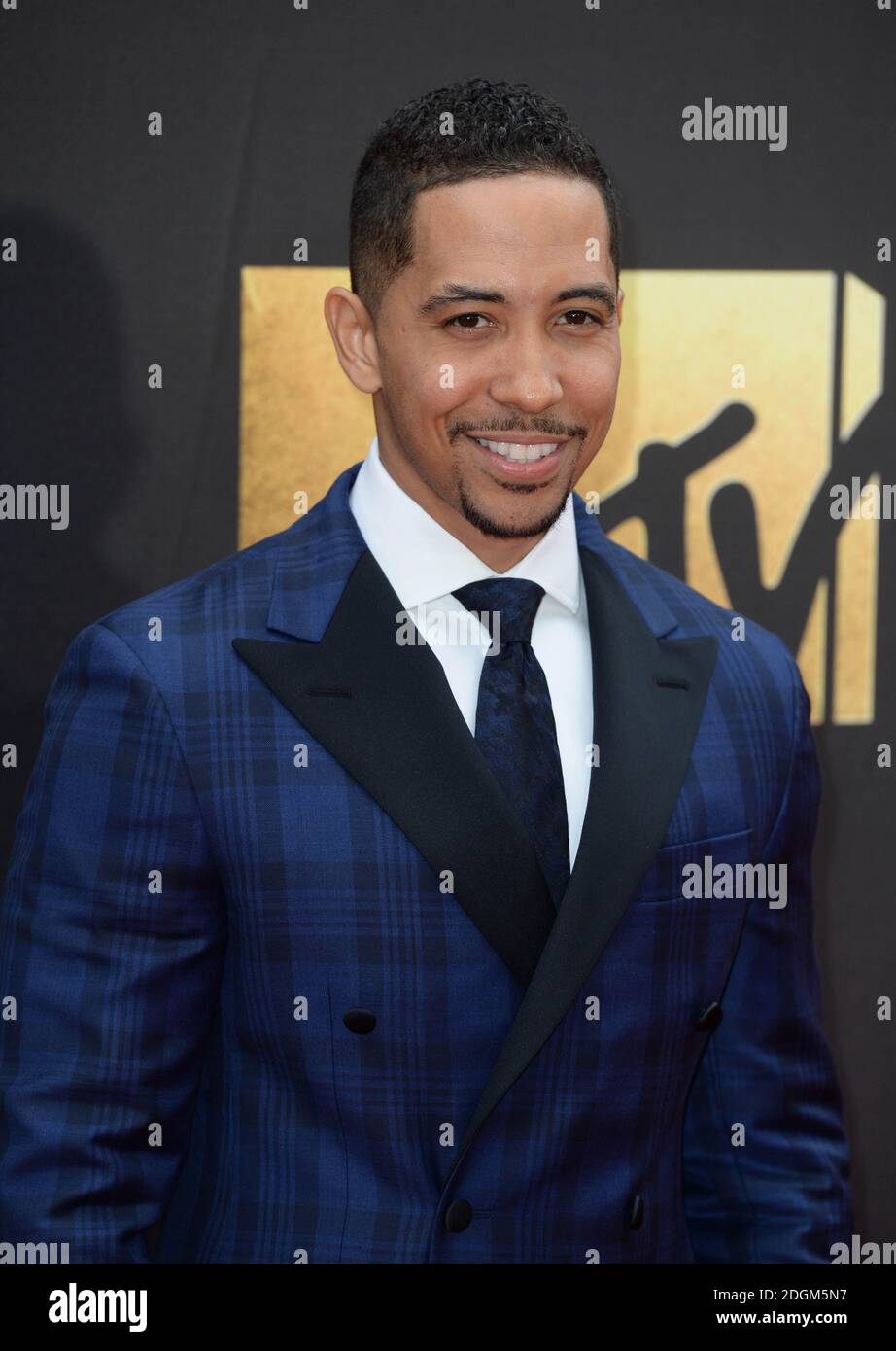 Neil Brown Jr. arriving at the 2016 MTV Movie Awards, Warner Bros