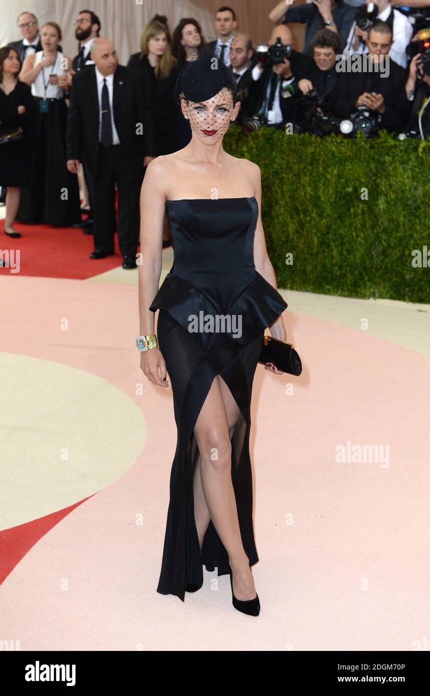 Liberty Ross attending The Metropolitan Museum of Art Met Gala 2016, in