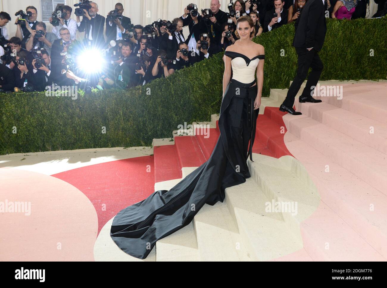 Emma Watson attending The Metropolitan Museum of Art Met Gala 2016 in New York City USA. Photo Credit should read Doug Peters EMPICS Entertainment Stock Photo Alamy