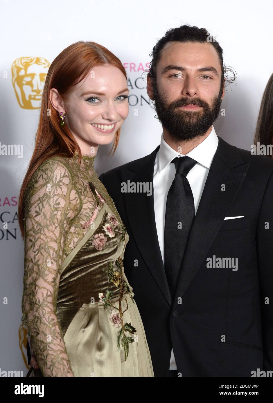 Eleanor Tomlinson Aidan Turner Couple Aiden turner and eleanor tomlinson hi-res stock photography and images -  Alamy
