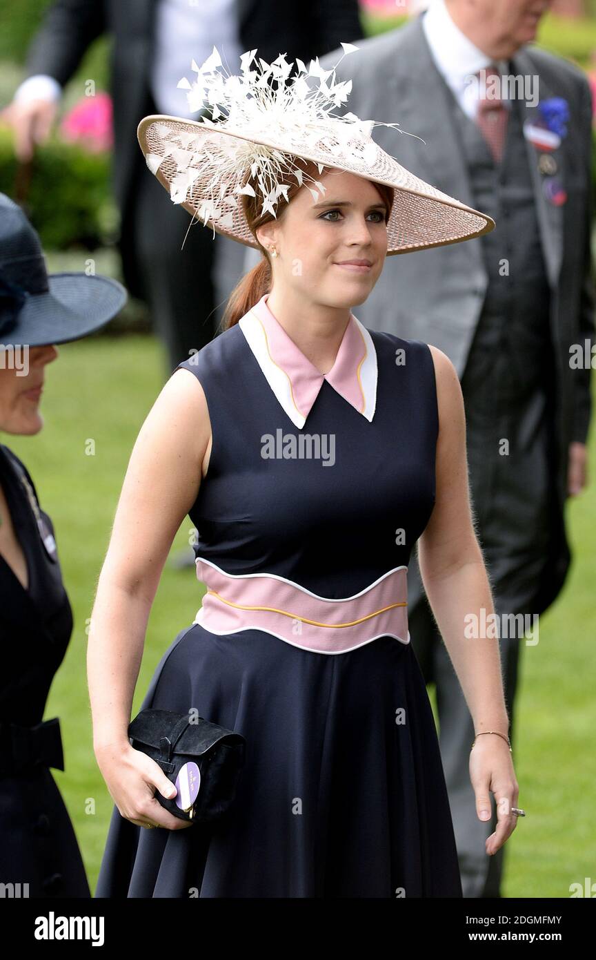 Princess Eugenie on day three of Royal Ascot Stock Photo Alamy(00)