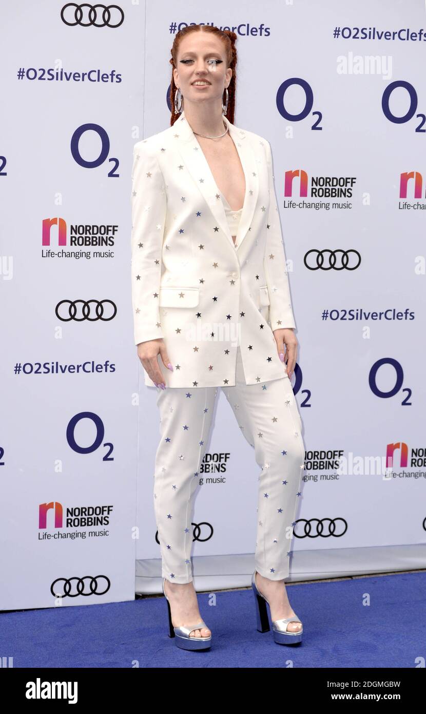 Jess Glynne attending the O2 Silver Clef Awards, in association with ...
