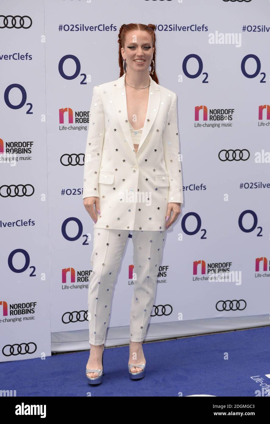Jess Glynne attending the O2 Silver Clef Awards, in association with ...