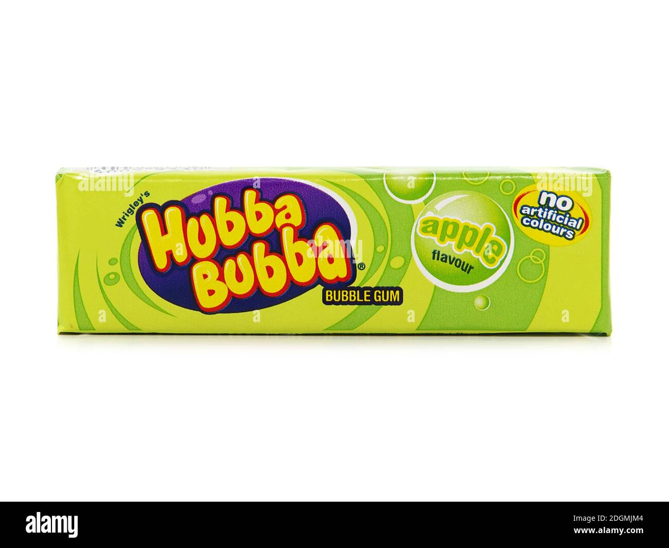GALATI, ROMANIA - MAY 12, 2016. Hubba Bubba Bubble gum, apple