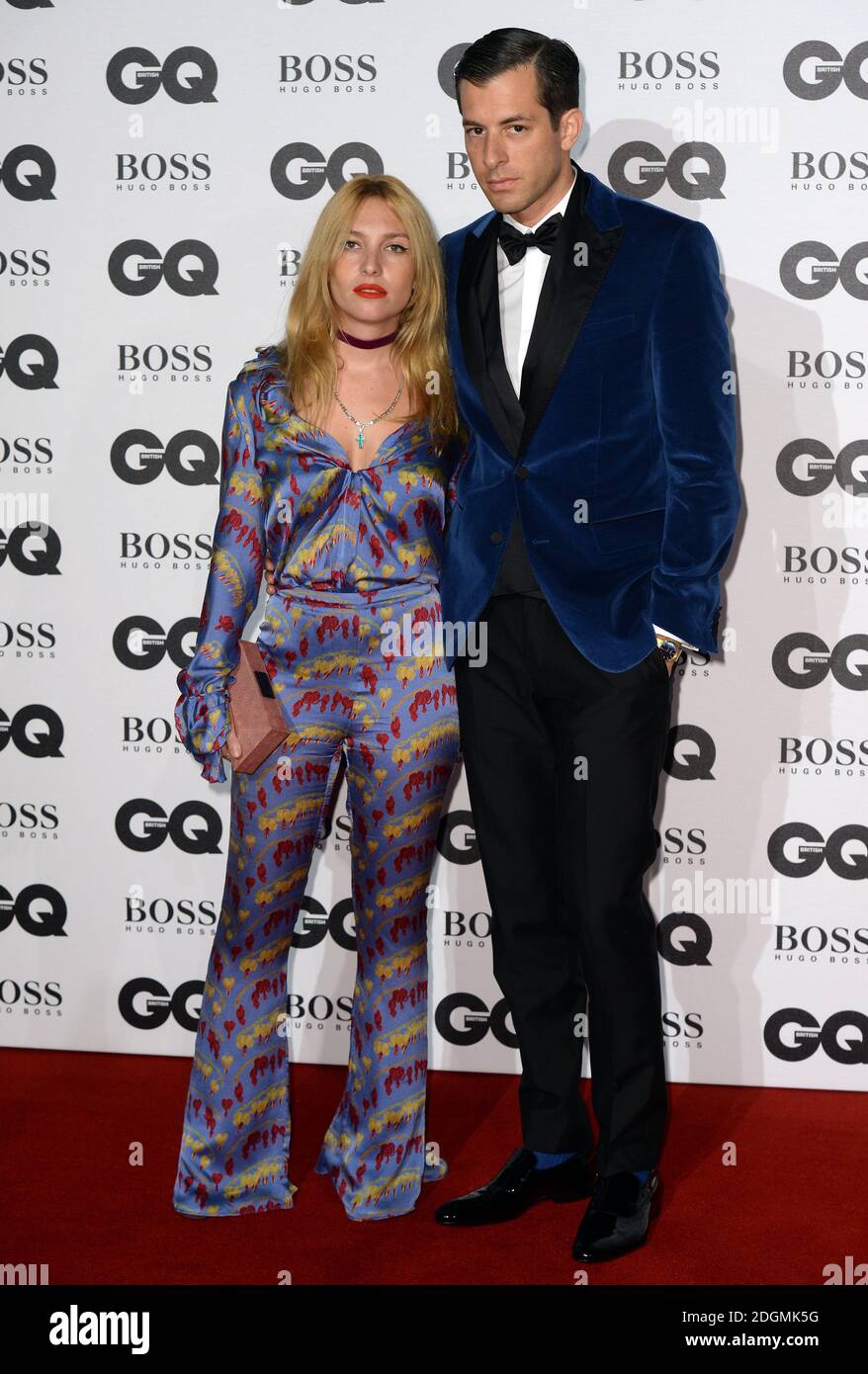 Mark Ronson and Josephine de La Baume attending the GQ Men of the Year Awards 2016 at the Tate Modern, London. Stock Photo