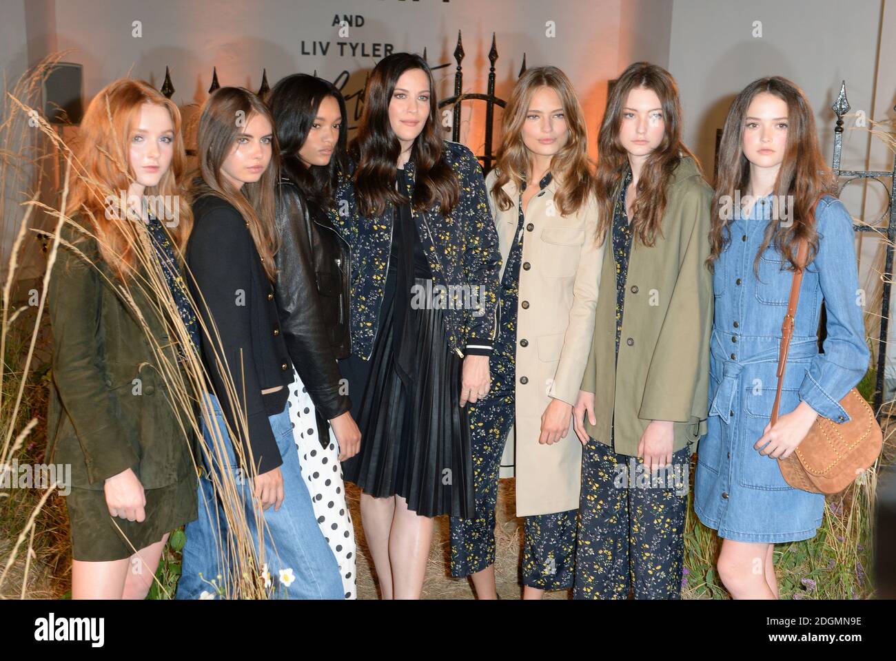 Belstaff and Liv Tyler launch the Spring Summer 17 collection during London Fashion Week at Victoria House. Picture credit should read: Doug Peters/EMPICS Entertainment Stock Photo