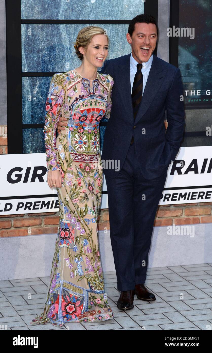 Emily Blunt and Luke Evans attending the world premiere of The Girl On