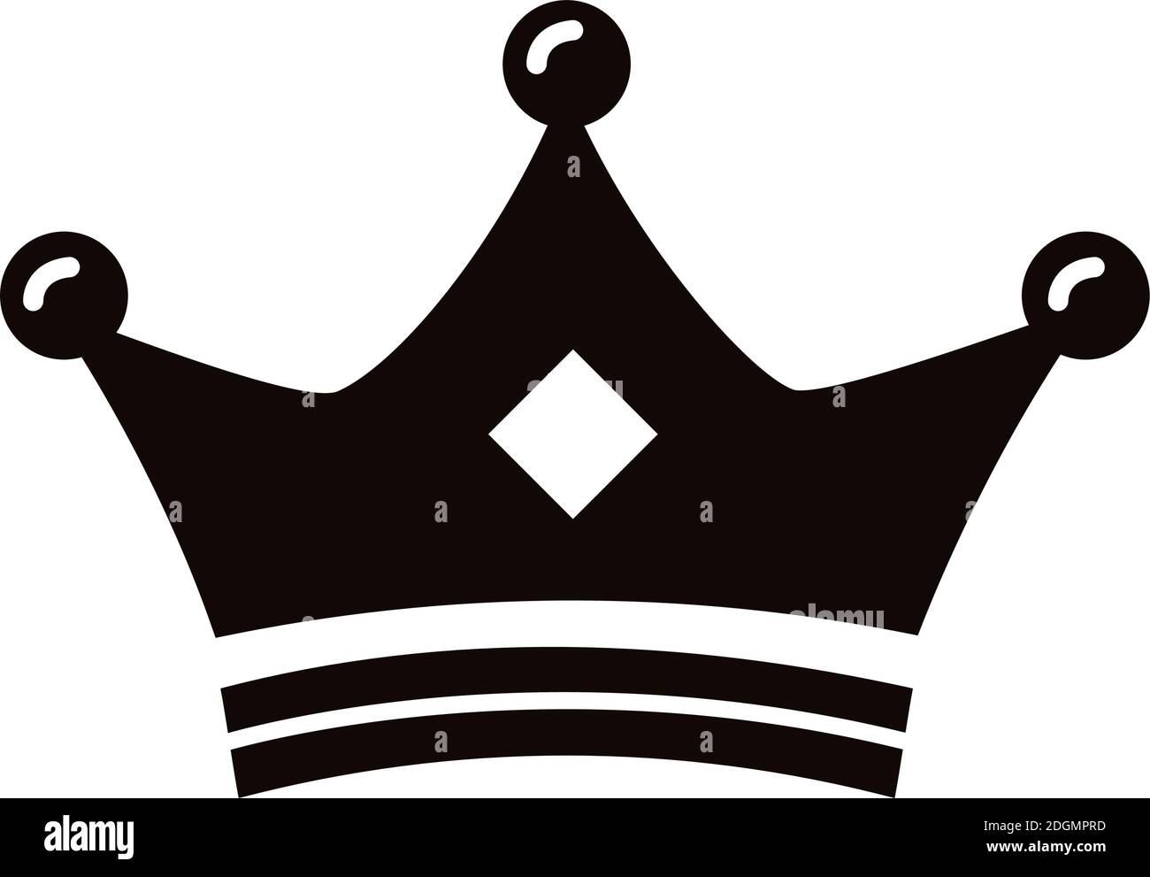 crown king royal silhouette style icon vector illustration design Stock ...