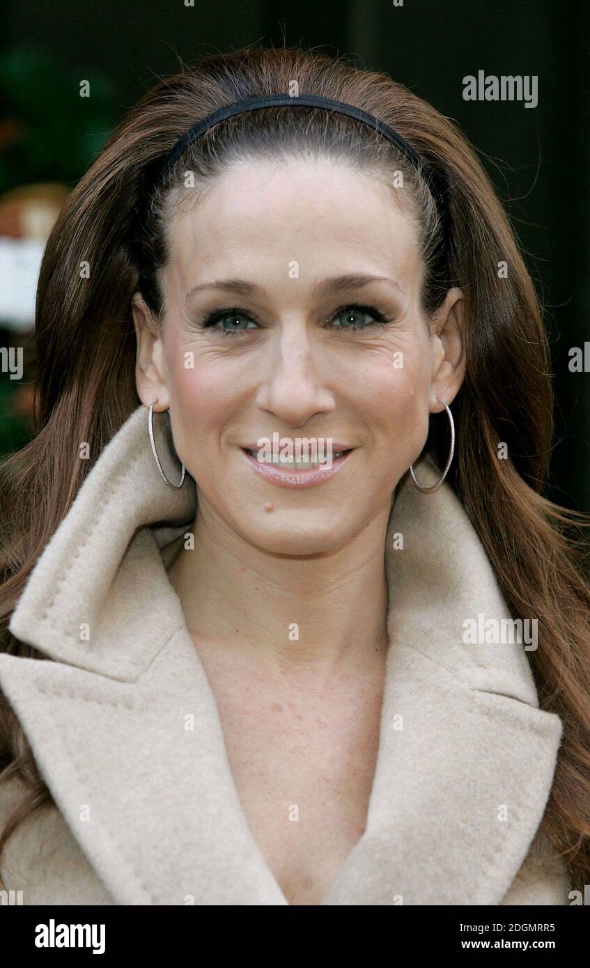 Sarah Jessica Parker in London promoting her new film The Family Stone. Doug Peters/allactiondigital.com Stock Photo