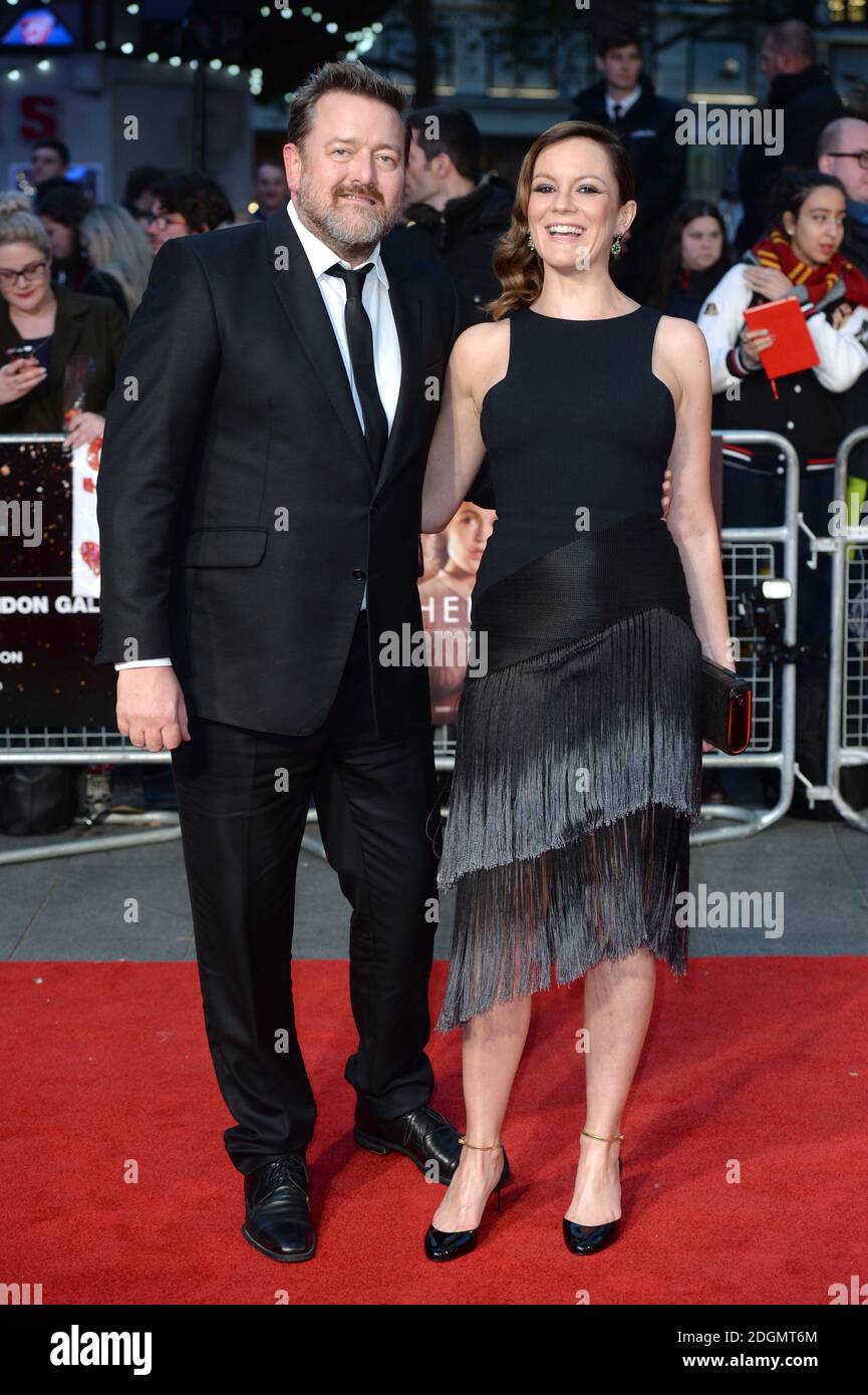Guy Garvey and Rachael Stirling attending the Their Finest premiere, part of the London Film Festival, held at the Odeon Leicester Square, London.  Picture date: Thursday October 13, 2016. Photo credit should read: Doug Peters/ EMPICS Entertainment. Stock Photo