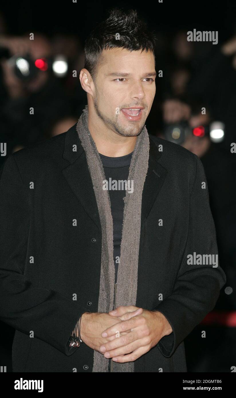 Ricky Martin arriving at the NRJ Awards, Cannes, France. Part of the Midem  festival. Doug Peters/ Stock Photo - Alamy