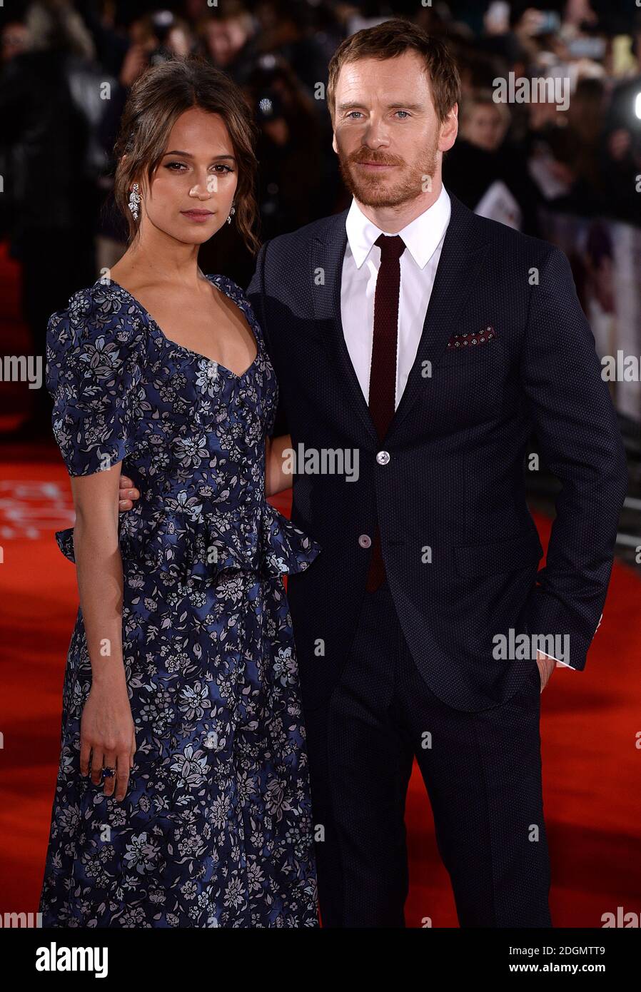 Alicia Vikander and Michael Fassbender Red Carpet Oct. 2016