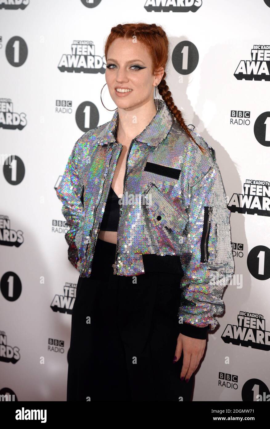 Jess Glynne arriving at the BBC Radio 1 Teen Awards, held at the SSE
