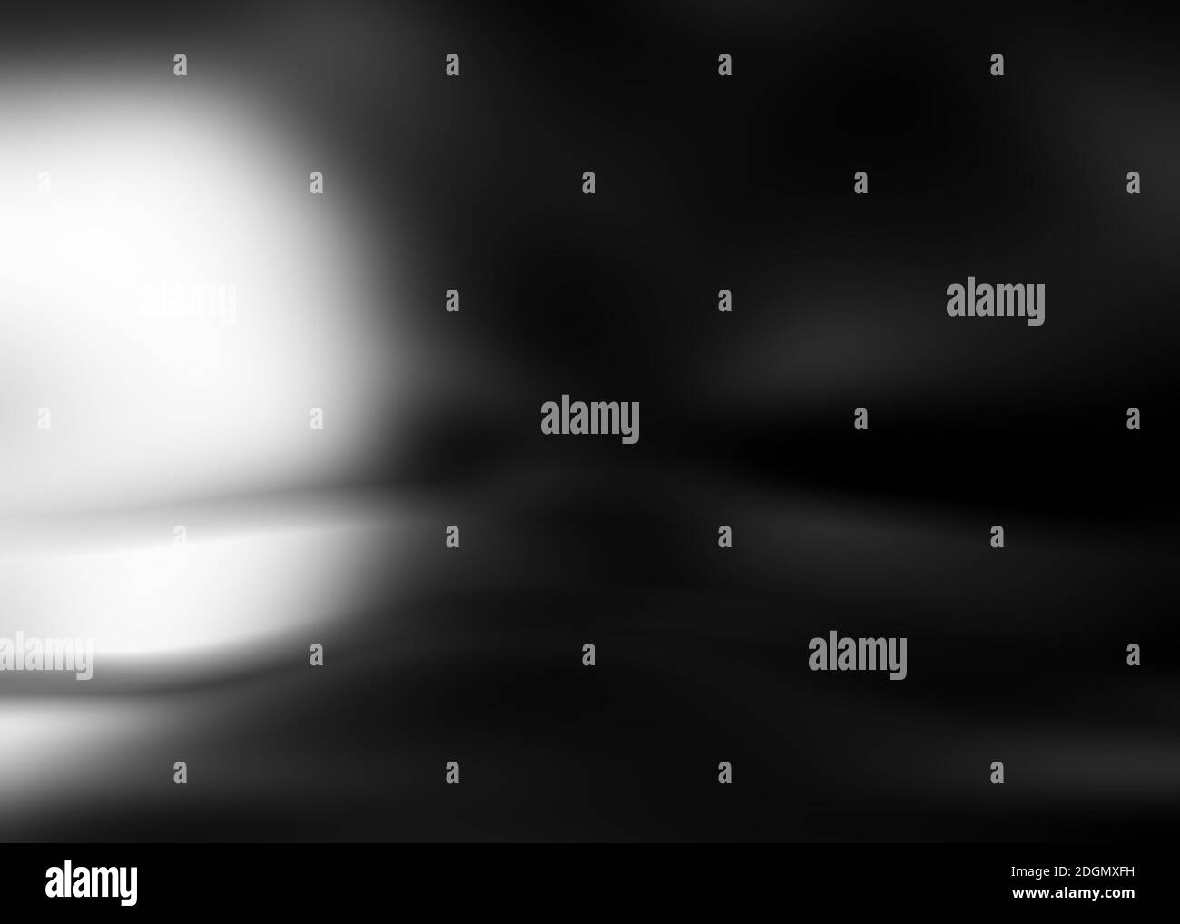 Empty abstact black product showcase studio background. Stock Photo