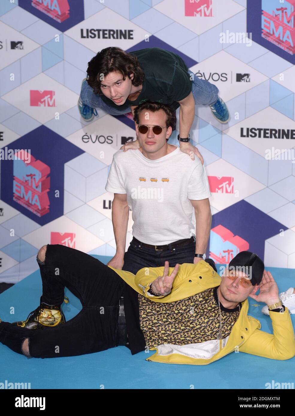 Lukas Graham in the Press Room at the MTV European Music Awards 2016 ...