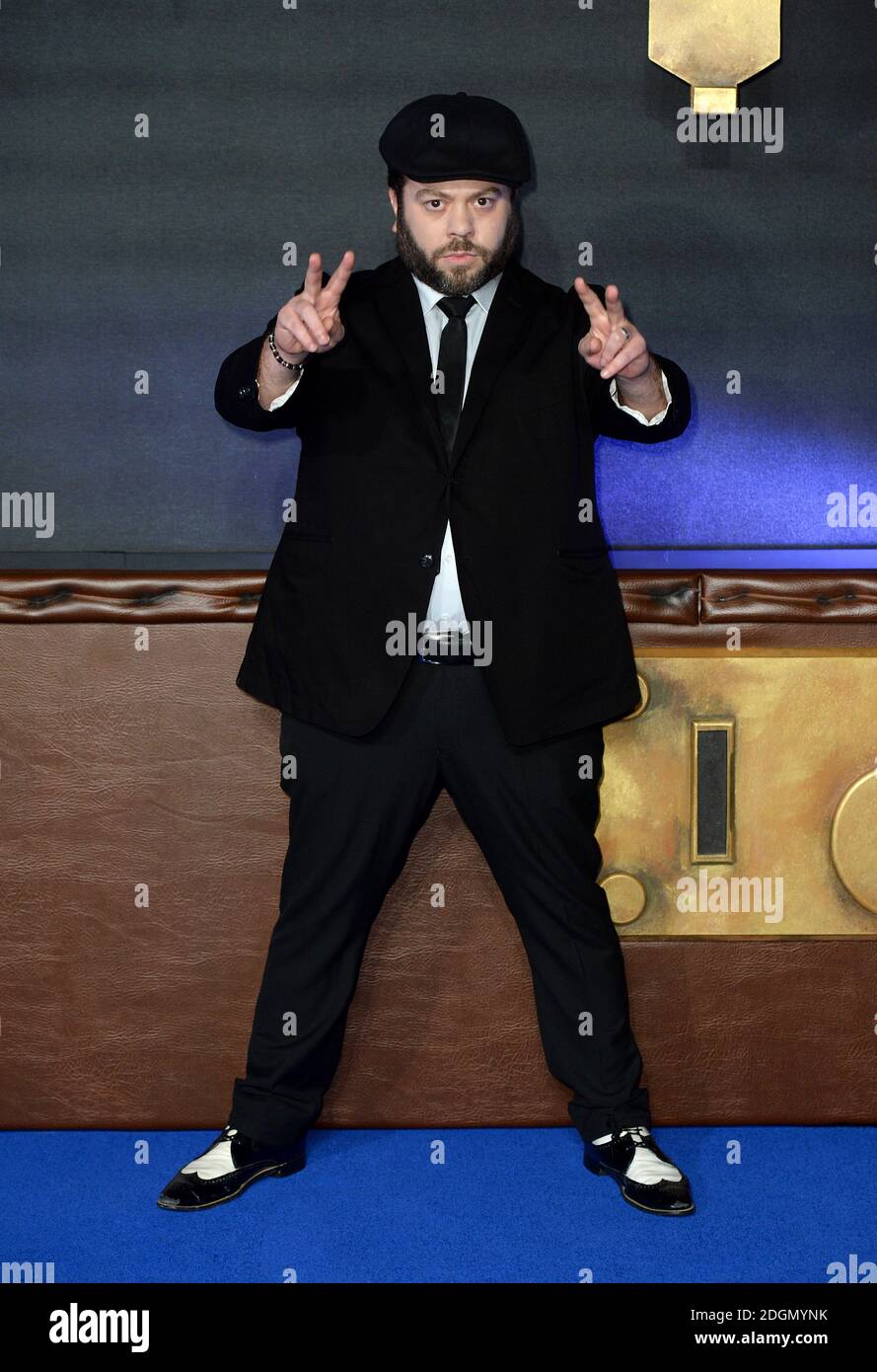 Dan Fogler attending the European premiere of Fantastic Beasts and