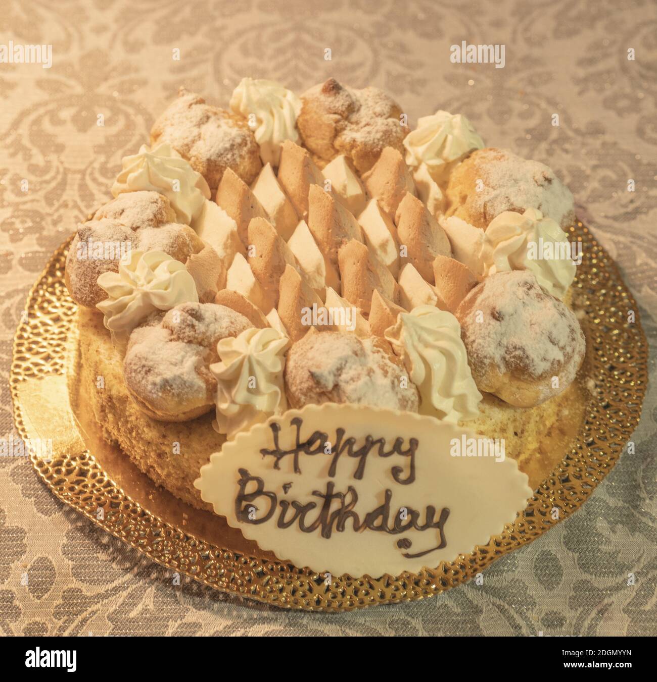 Saint Honore Cake High Resolution Stock Photography And Images Alamy