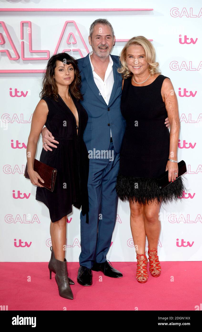 Amrita Acharia, Neil Morrissey and Amanda Redman attending the ITV Gala