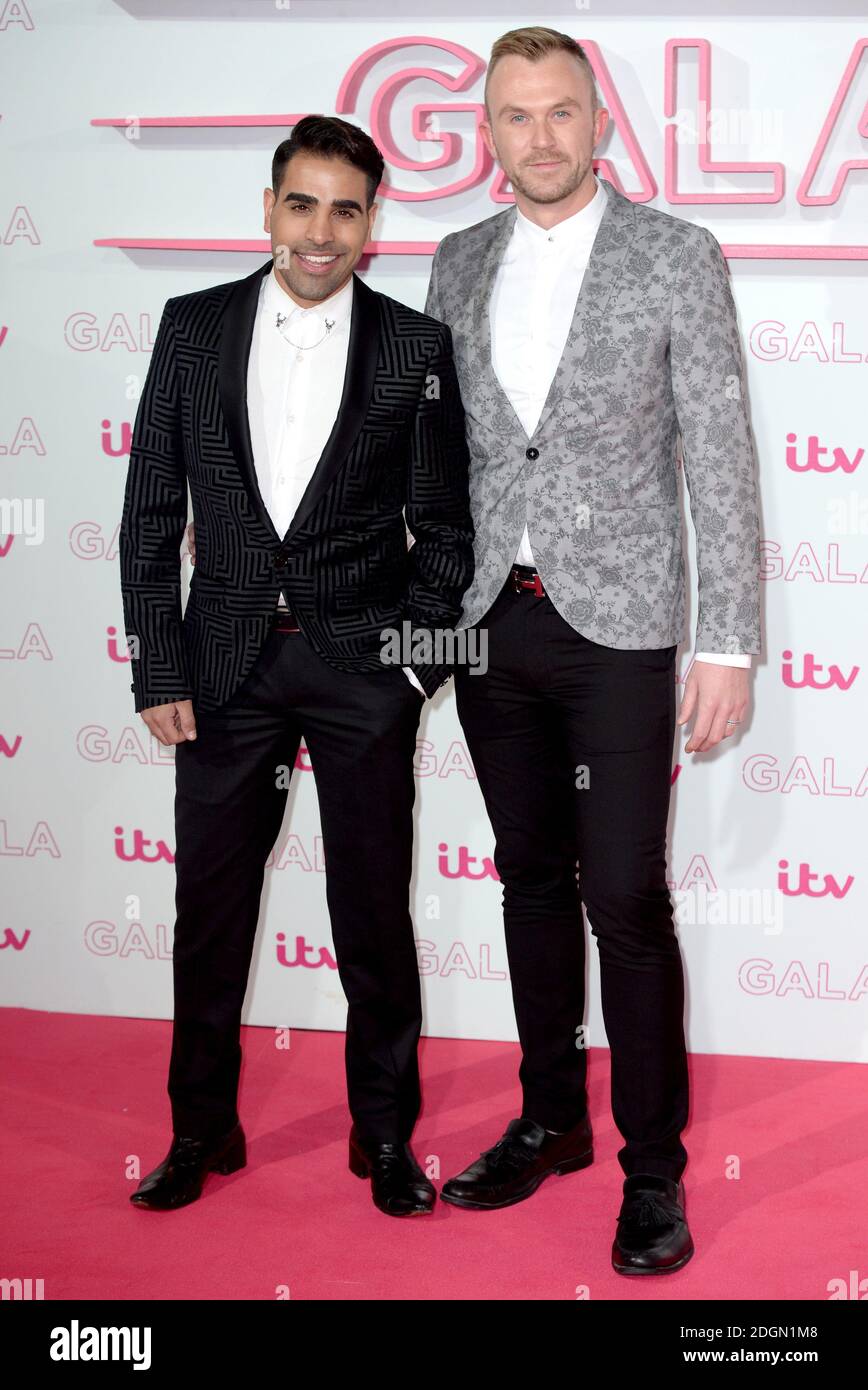 Dr Ranj Singh and guest attending the ITV Gala at the London Palladium, London. Photo credit should read: Doug Peters/EMPICS Entertainment Stock Photo