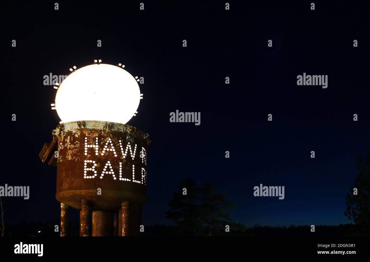 Entrance to the Haw River Ballroom in Saxapahaw North Carolina Stock