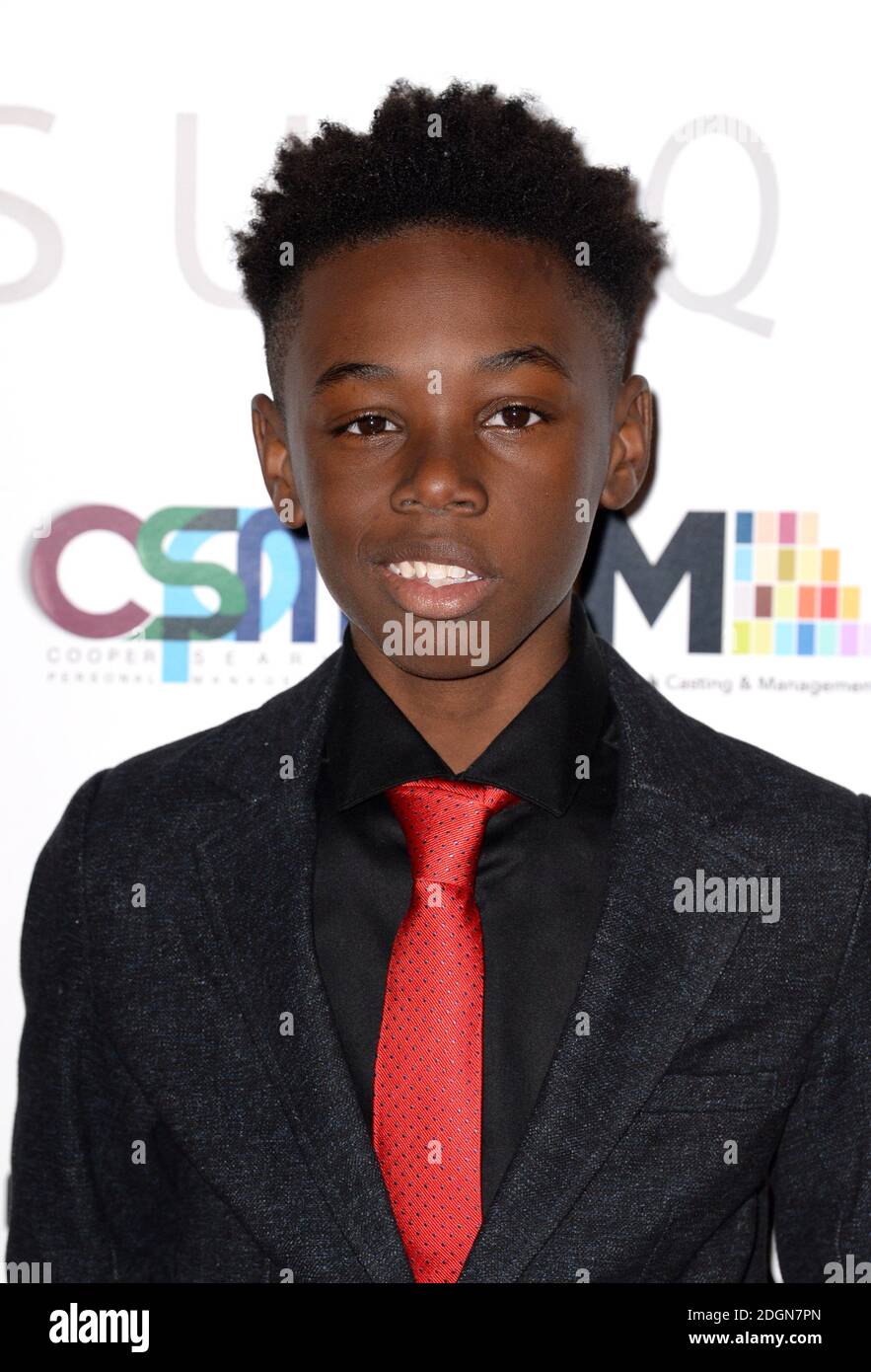 Alex Hibbert arriving at the London Film Critics Circle Awards 2017 ...