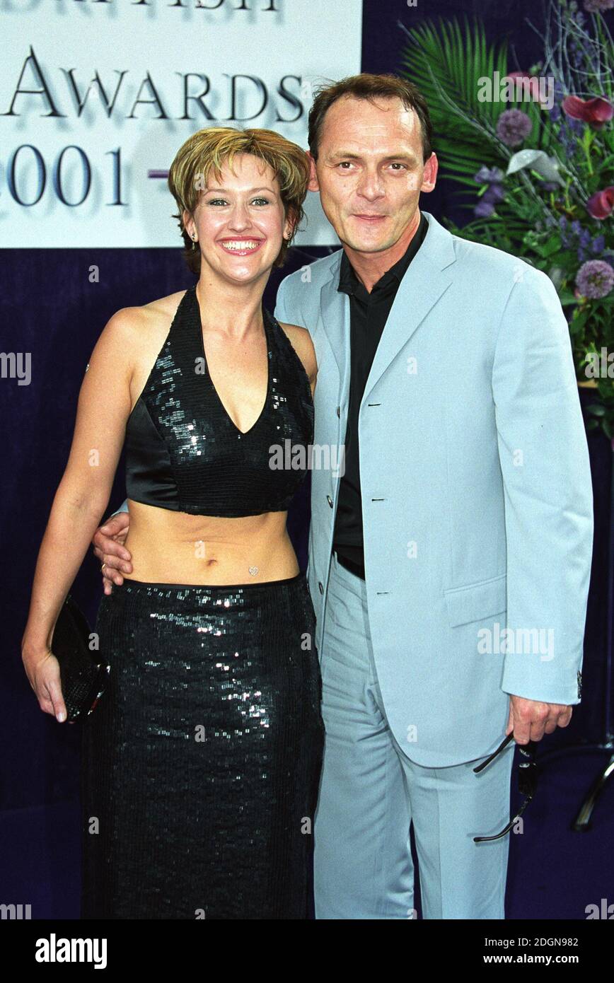 Perry Fenwick and Angela Lonsdale out in London. Three quarter length. Â©Doug Peters/allaction.co.uk  Stock Photo