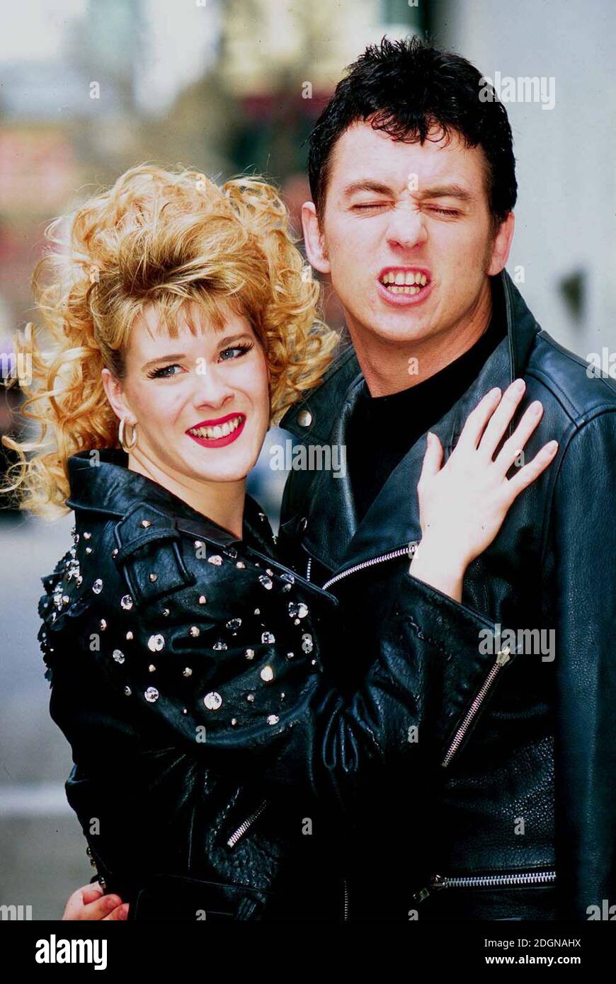 Shane Richie and Shona Lyndsay at a photo call for Greese the Musical