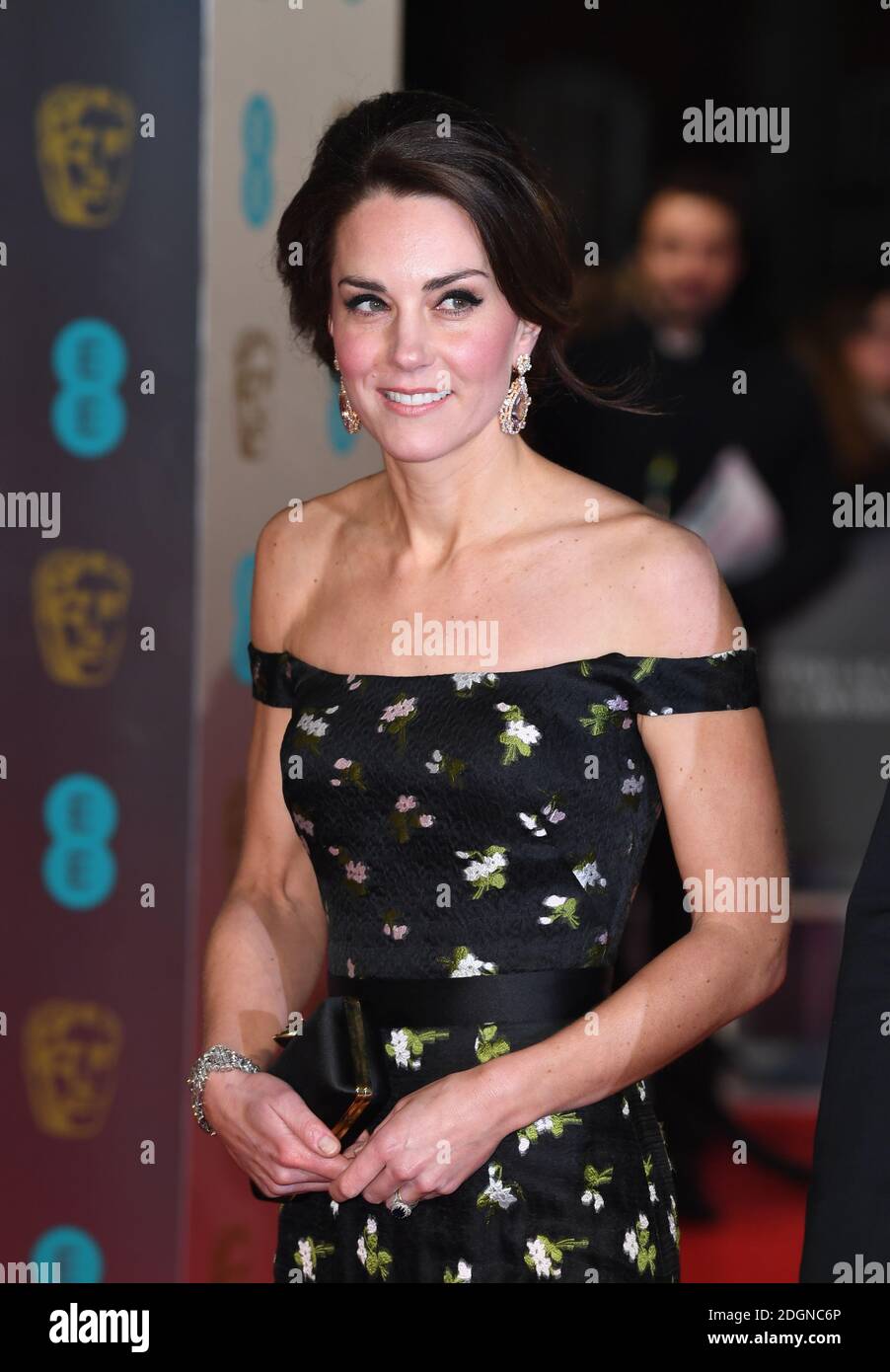 The Duchess of Cambridge attending the EE British Academy Film Awards held at the Royal Albert Hall, Kensington Gore, Kensington, London. Picture date: Sunday February 12, 2017. Photo credit should read: Doug Peters/ EMPICS Entertainment Stock Photo
