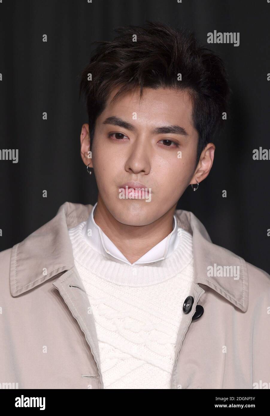 Kris Wu attending the Burberry London Fashion Week Show at Makers House,  Manette Street, London. Photo credit should read: Doug Peters/ EMPICS  Entertainment Stock Photo - Alamy